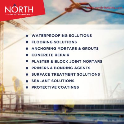 Looking for a Variety of Construction Products with Diverse Applications? Welcome to North Construction Chemicals UAE